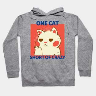 One Cat Short of Crazy Hoodie